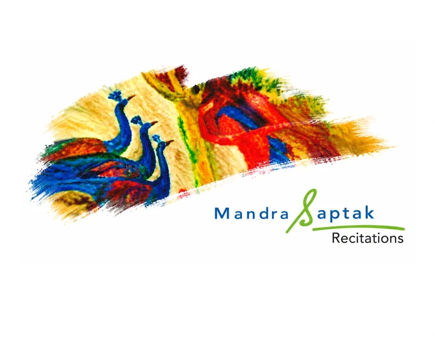 Mandra Saptak peacock artwork and logo